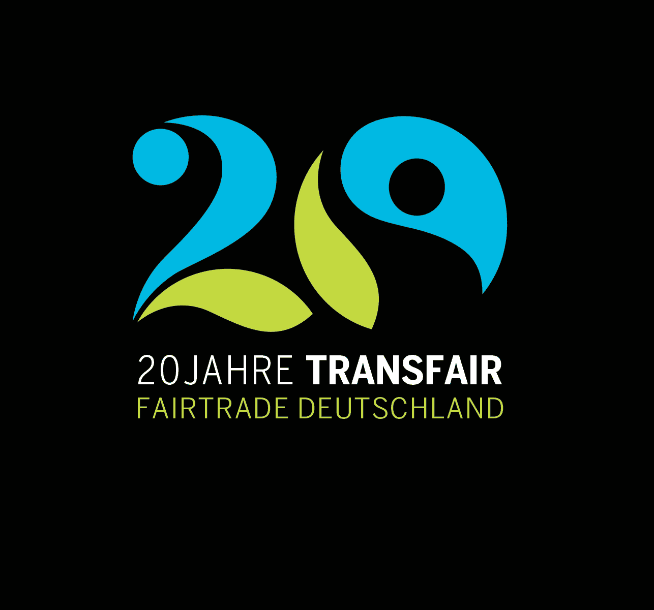 Fairtrade 20 Jahre Jubiläums Logo